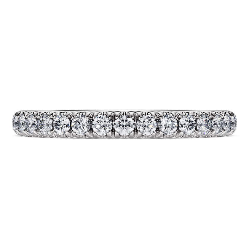 swarovski eternity band ring  laboratory grown diamonds 0 4 ct tw  18k white gold