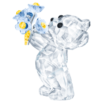 swarovski kris bear   forget me not
