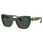 swarovski sunglasses square shape sk6018 green