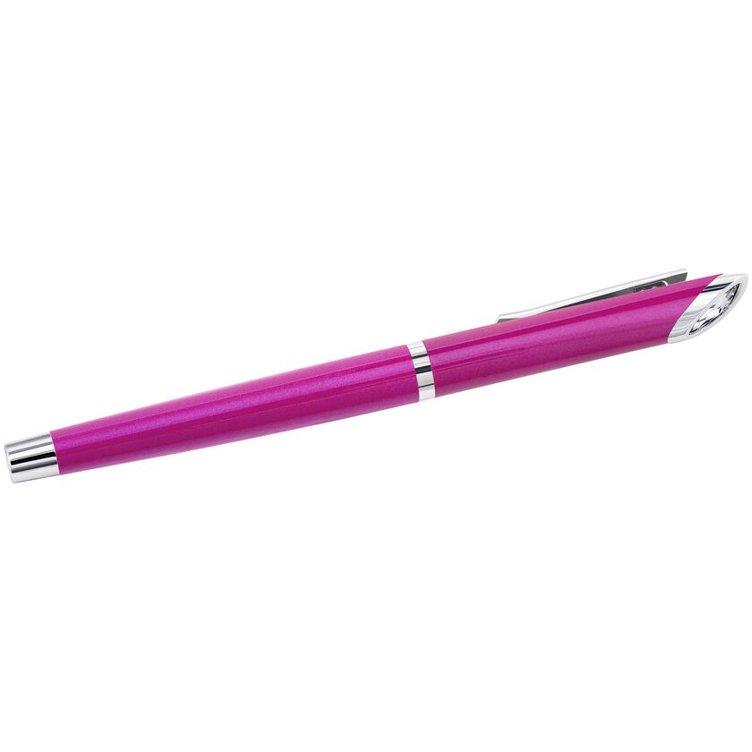 Crystal Starlight Rollerball Pen, Fuchsia