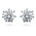 swarovski galaxy stud earrings  lab grown diamonds 5 5 ct tw  mixed shapes  18k white gold