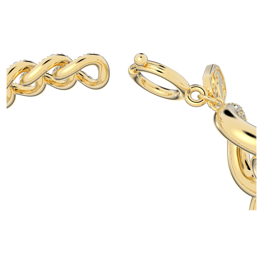 swarovski dextera bracelet   pav  crystal  gold tone plated