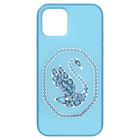 swarovski signum smartphone case iphone 12 12 pro blue