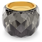 swarovski nirvana ring  gray  gold tone pvd
