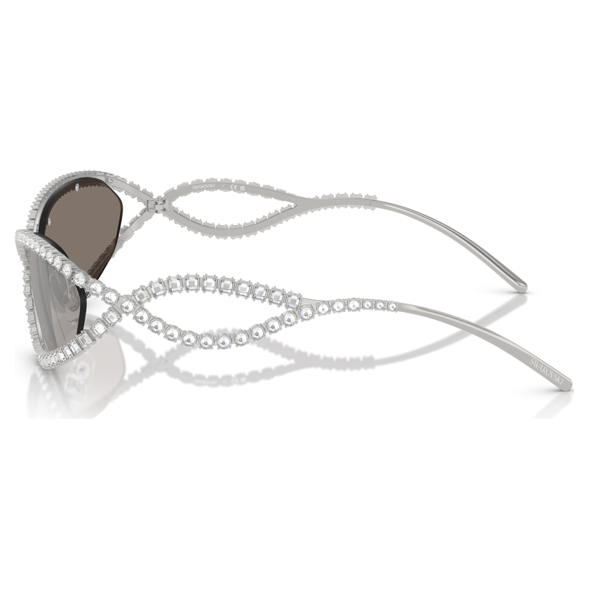 swarovski sunglasses  sk7024  silver tone