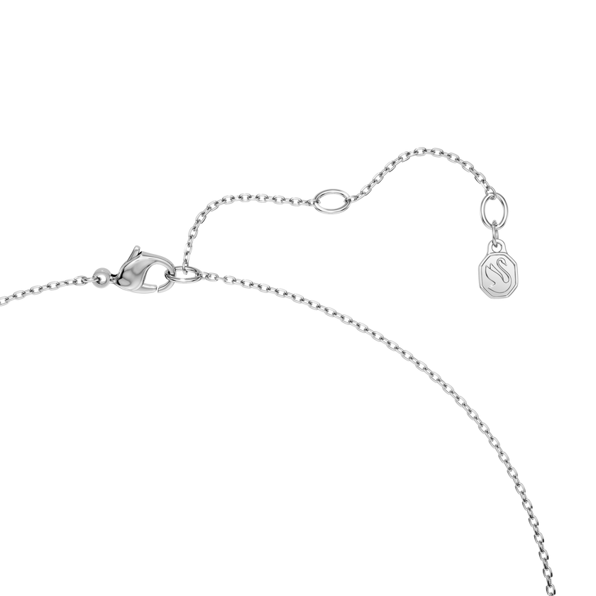 swarovski eternity pendant  lab grown diamonds 0 5 ct tw  heart shape  sterling silver