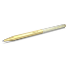 swarovski crystalline ballpoint pen octagon shape gold tone gold tone plated