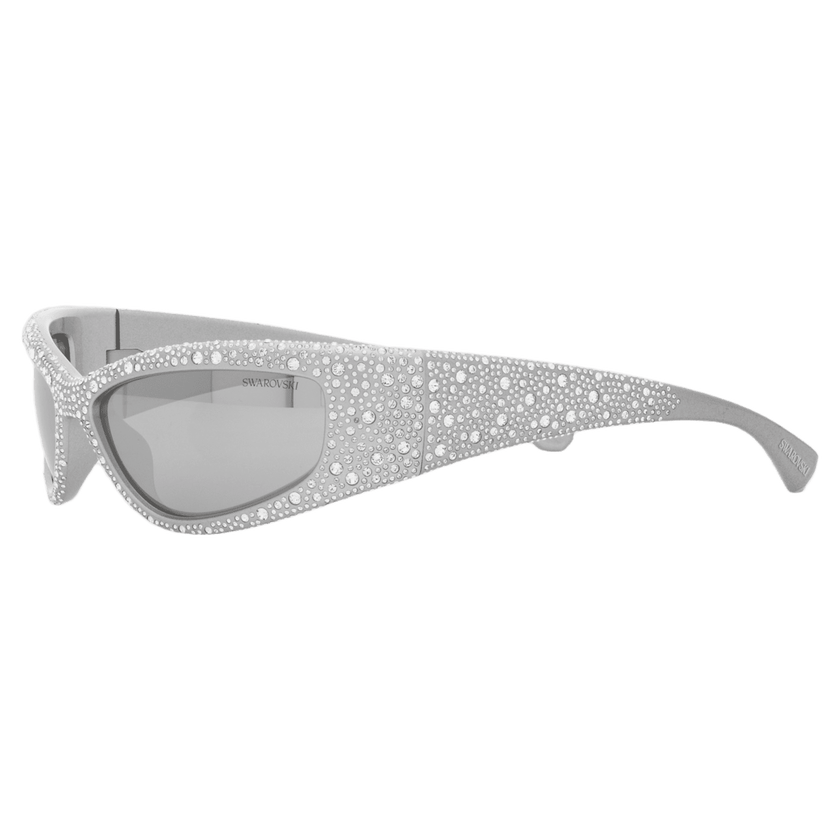 swarovski sunglasses  sk6027  silver tone