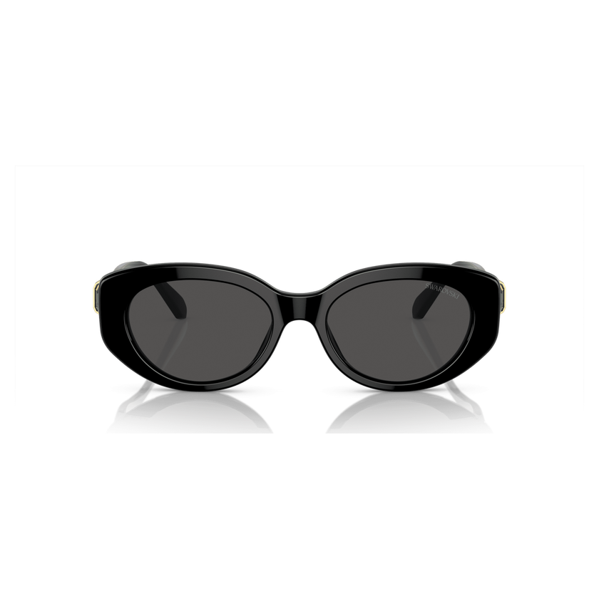 swarovski sunglasses  cat eye shape  sk6002  black