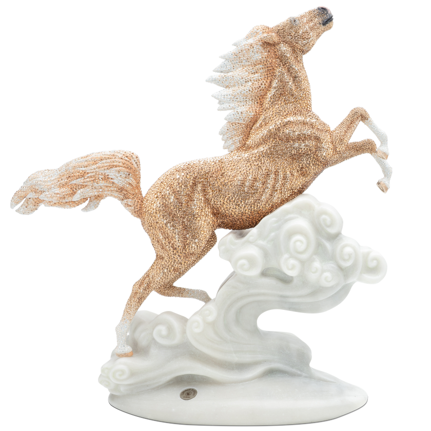 swarovski crystal myriad valiant horse