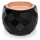 swarovski nirvana ring black rose gold tone pvd