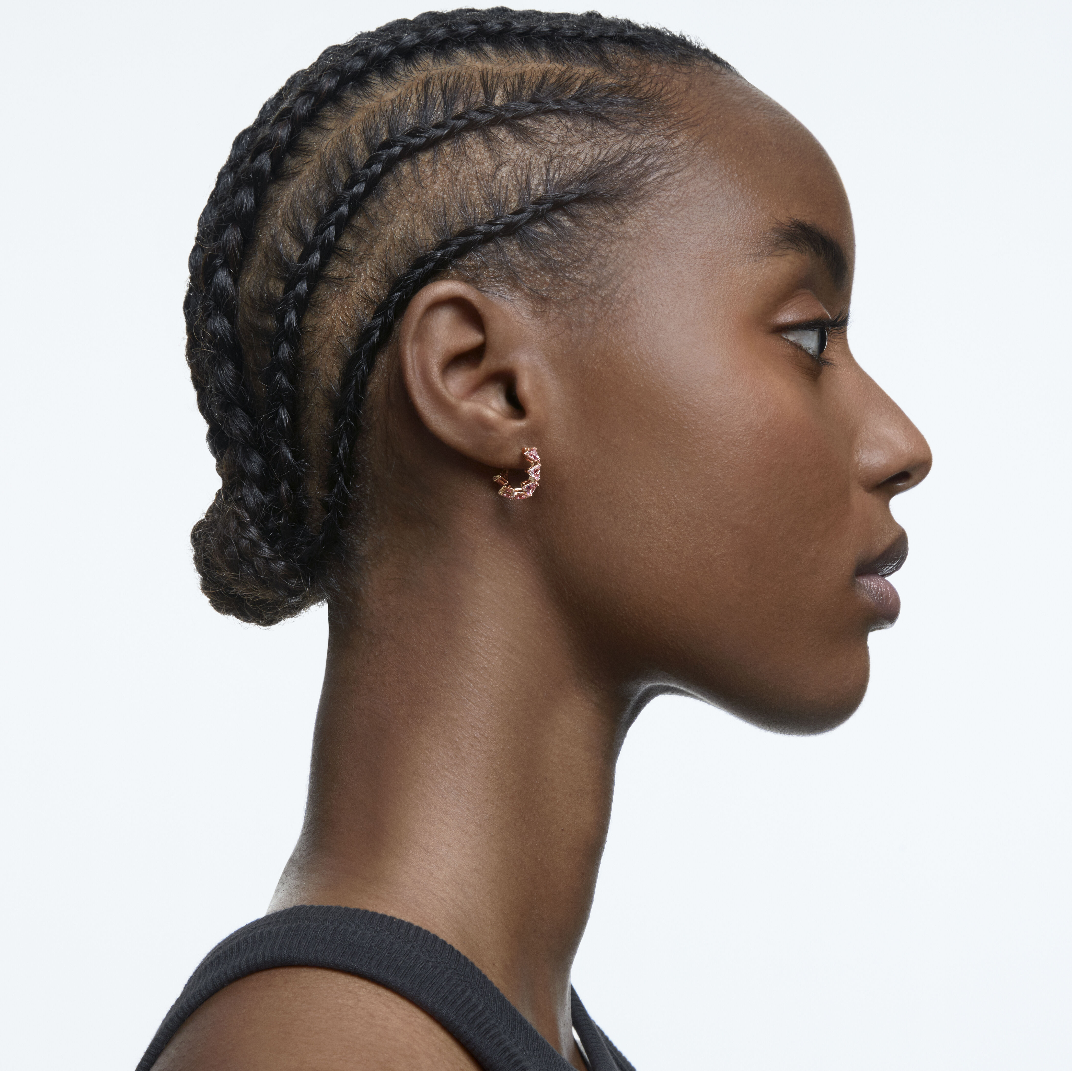 Triangle hoop earrings shop gold
