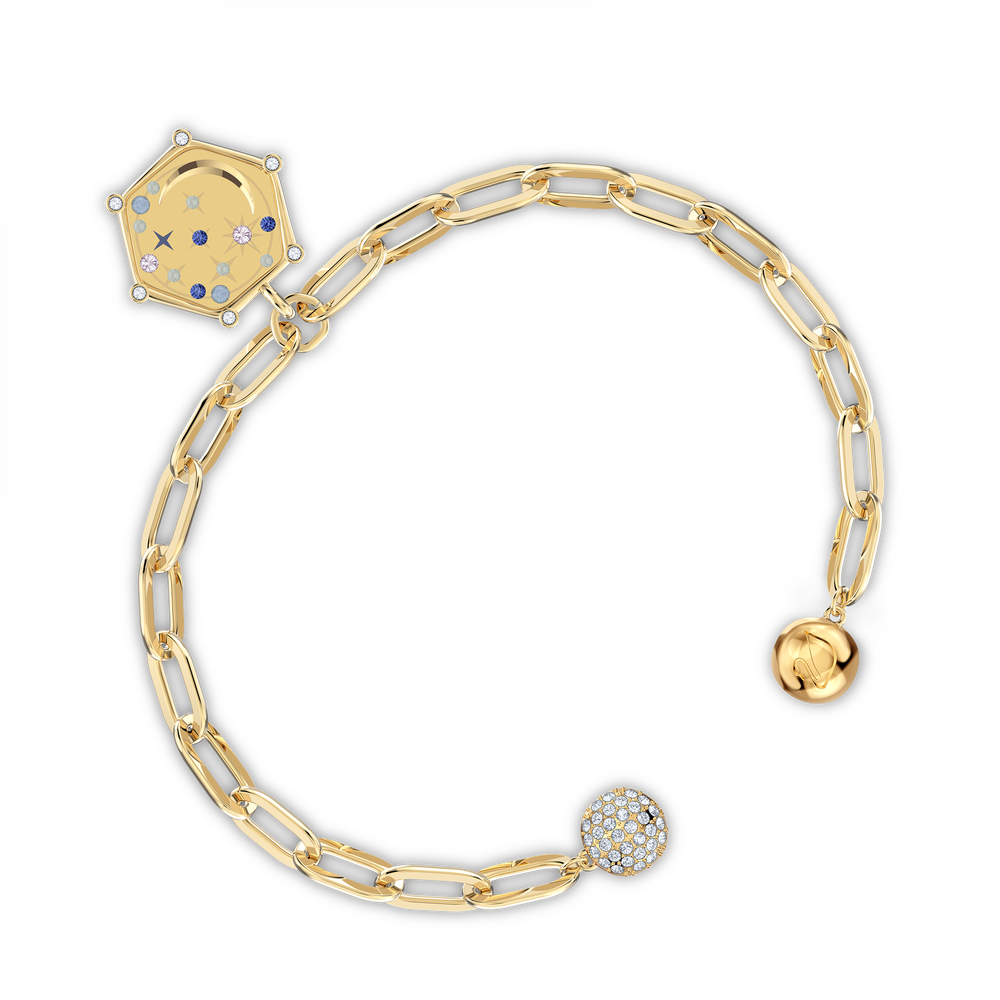 Buy Swarovski The Elements Moon Bracelet Blue Gold Tone Plated In Dubai Abu Dhabi Uae 5572650