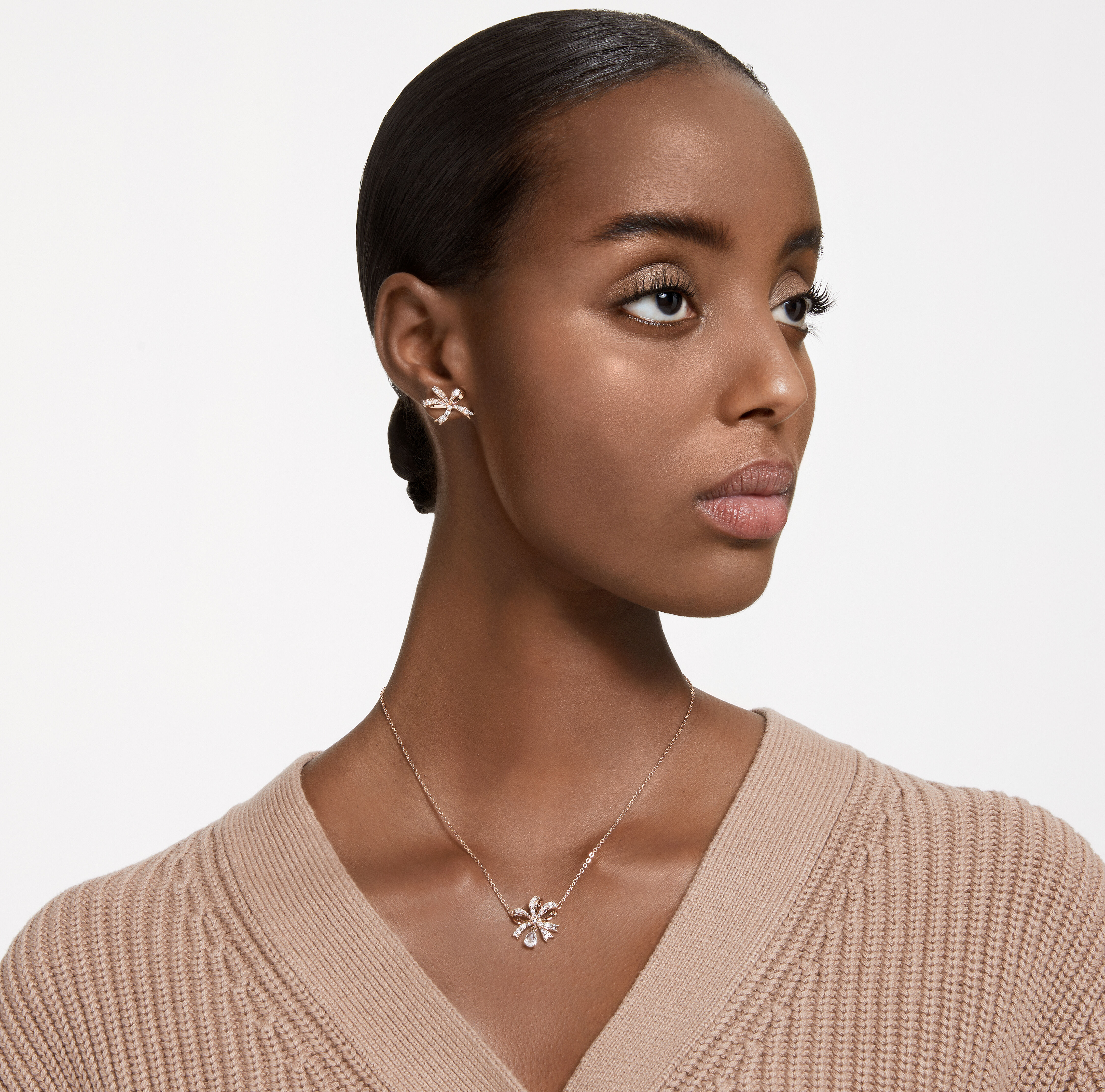 Swarovski earrings 2025 and necklace set
