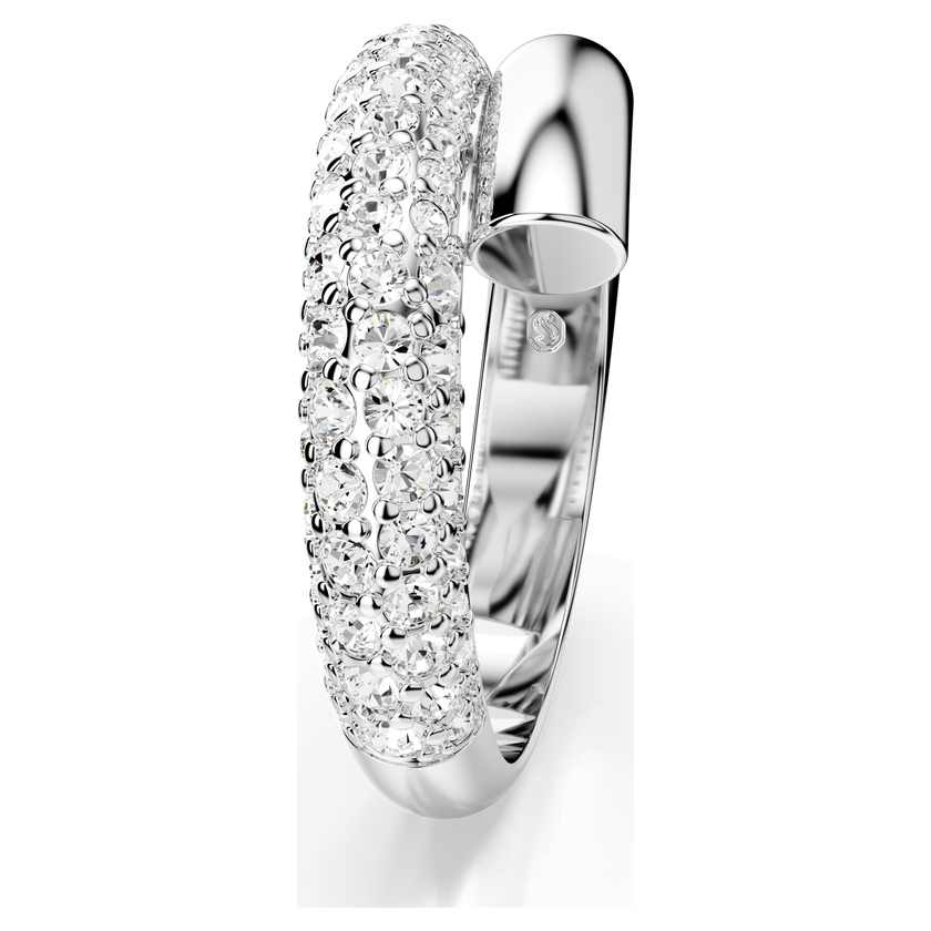 swarovski dextera ring  white  rhodium plated