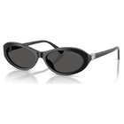 swarovski sunglasses  oval shape  sk6069  black