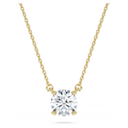 swarovski eternity pendant laboratory grown diamonds 1 ct tw 18k yellow gold