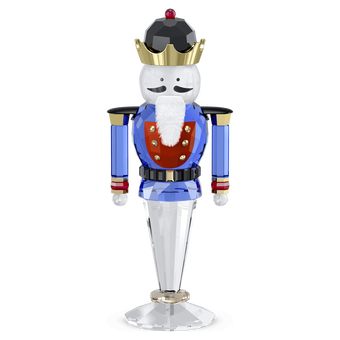 swarovski holiday cheers nutcracker  blue