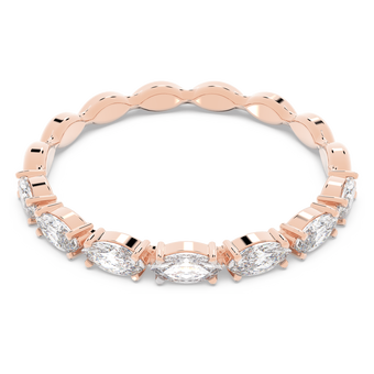swarovski matrix vittore ring  marquise cut  white  rose gold tone plated