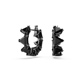 Matrix Hoop Earrings