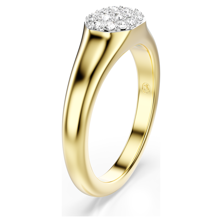 swarovski dextera ring  mixed cuts  white  gold tone plated