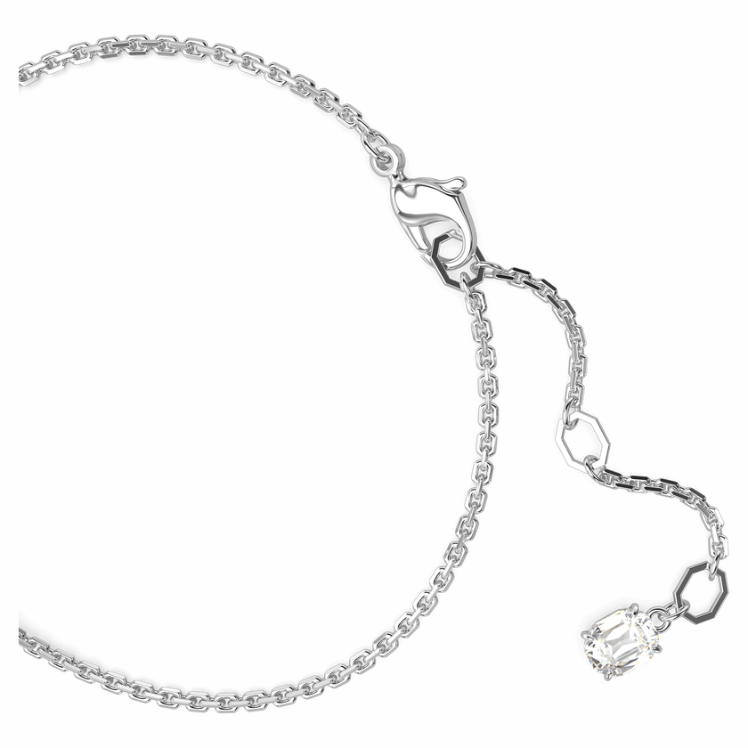 swarovski mesmera bracelet  mixed cuts  blue  rhodium plated