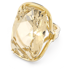 swarovski harmonia cocktail ring oversized crystal gold tone gold tone plated