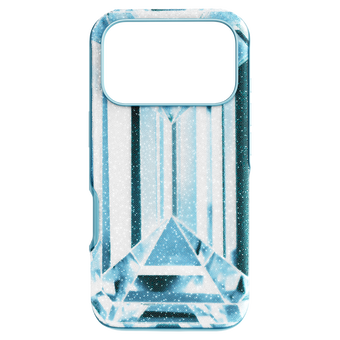 swarovski high smartphone case  crystal effect  iphone  17 pro  blue