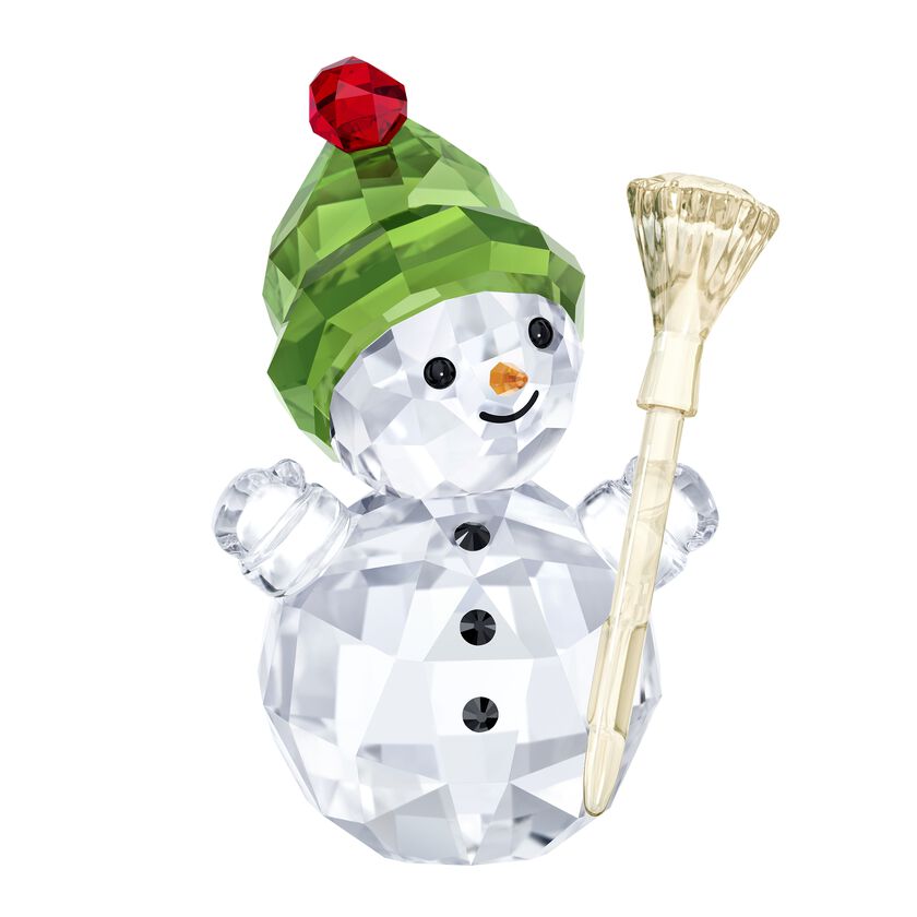 Snowman With Broom Stick