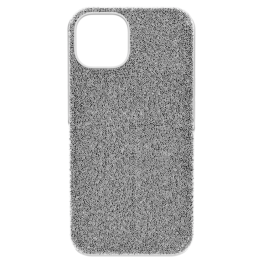 swarovski high smartphone case  iphone  14  silver tone