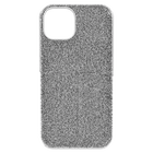 High smartphone case, iPhone® 14, Silver tone
