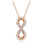 swarovski hyperbola pendant infinity white rose gold tone plated