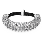 swarovski constella choker  round cut  white  rhodium plated