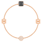 Swarovski Remix Collection Spike Strand, Black, Rose-gold tone plated