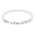 Buy Swarovski Louison Pearl Bracelet White Rhodium Plating