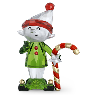 swarovski holiday cheers dulcis elf and candy cane