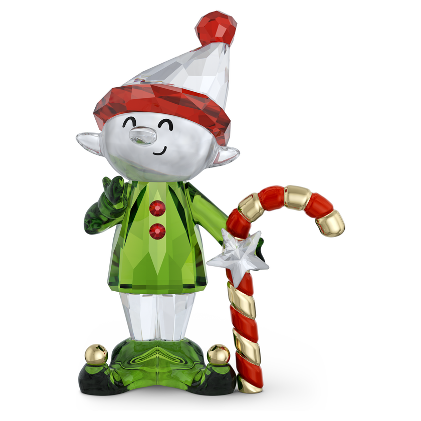 swarovski holiday cheers dulcis elf and candy cane