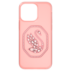 swarovski signum smartphone case swan iphone 14 pro max pink