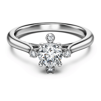 swarovski galaxy ring laboratory grown diamonds 0 5 ct tw 18k white gold