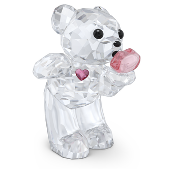 swarovski kris bear a kiss full of love