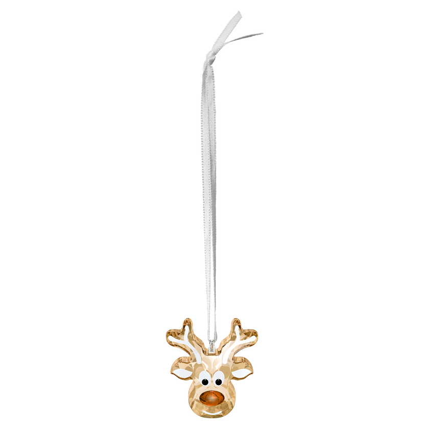 swarovski gingerbread reindeer ornament