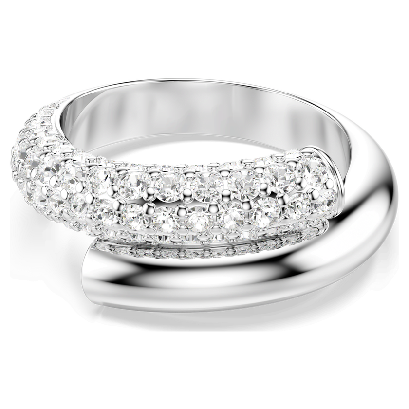 swarovski dextera ring  white  rhodium plated