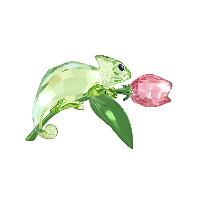 swarovski idyllia chameleon and tulip