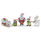 swarovski holiday cheers santa story set