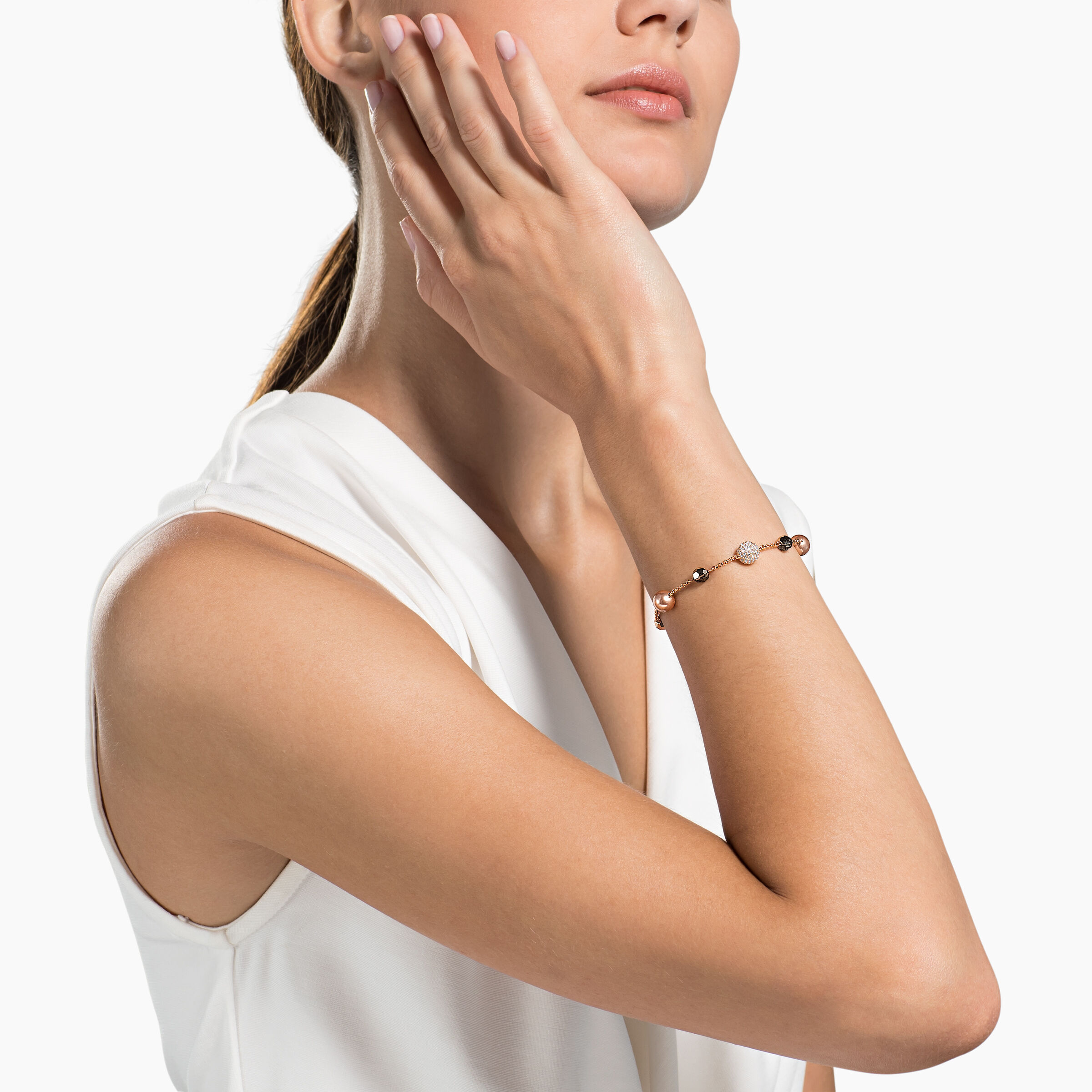 Swarovski remix shop rose gold bracelet
