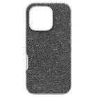 swarovski high smartphone case iphone 16 pro silver tone