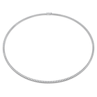 swarovski eternity tennis necklace laboratory grown diamonds 7 ct tw 18k white gold