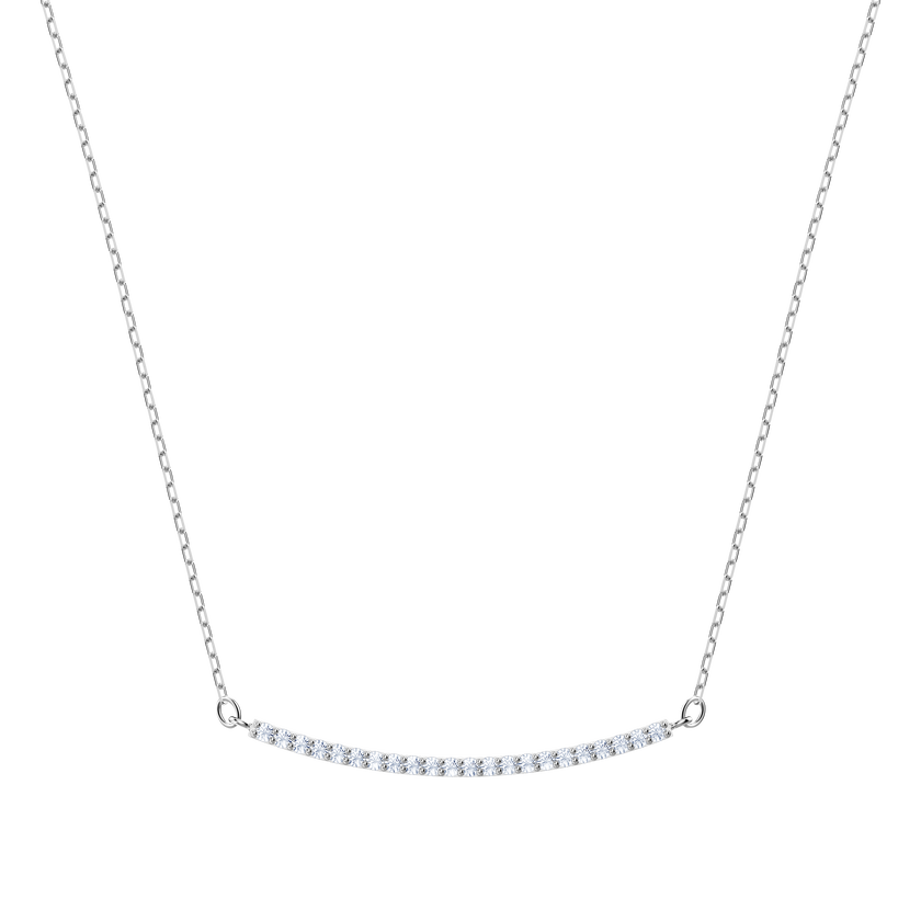 Only Necklace, White, Rhodium plating