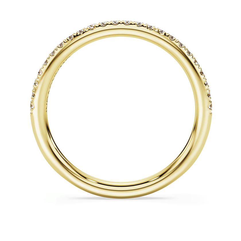 swarovski eternity band ring  lab grown diamonds 0 2 ct tw  round shape  18k yellow gold