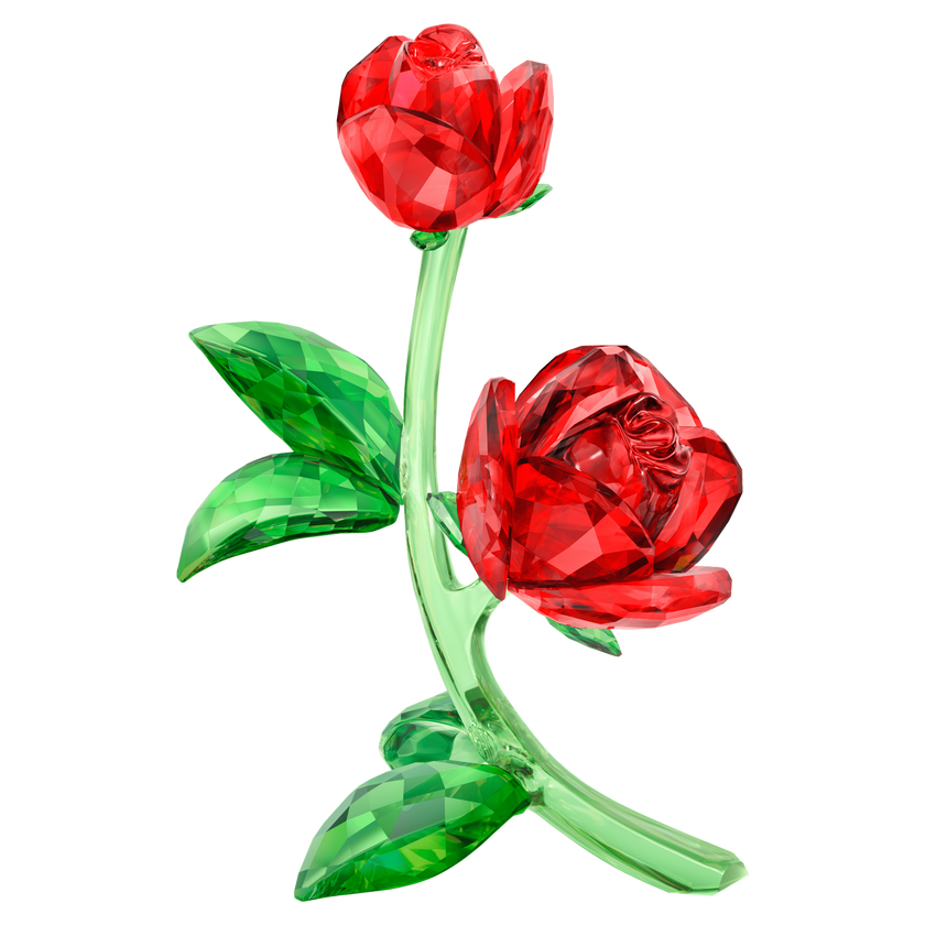 swarovski red rose